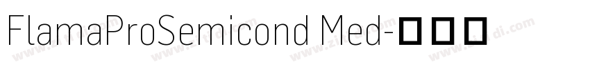 FlamaProSemicond Med字体转换